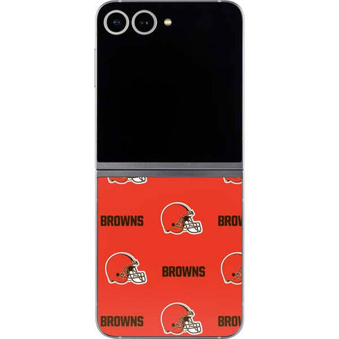 NFL Cleveland Browns Blitz Series Galaxy Z Flip6 Skin